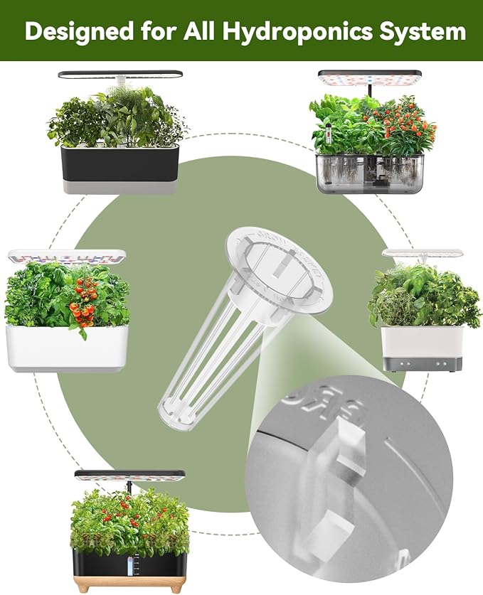 Red Romaine Lettuce Seed Pod Kits for AeroGarden, Ahopegarden, iDOO Hydroponics Growing System Indoor Herb Garden, 400+ Seeds, Including American Fast Lettuce, Red Romaine Lettuce(16-Pods)