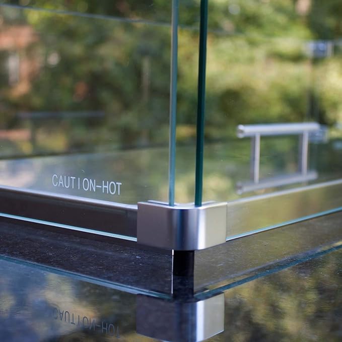 Celestial 35" x 11" x 6" Wind Guard, fits Celestial 30” x 6” Fire Pit Burner Pan