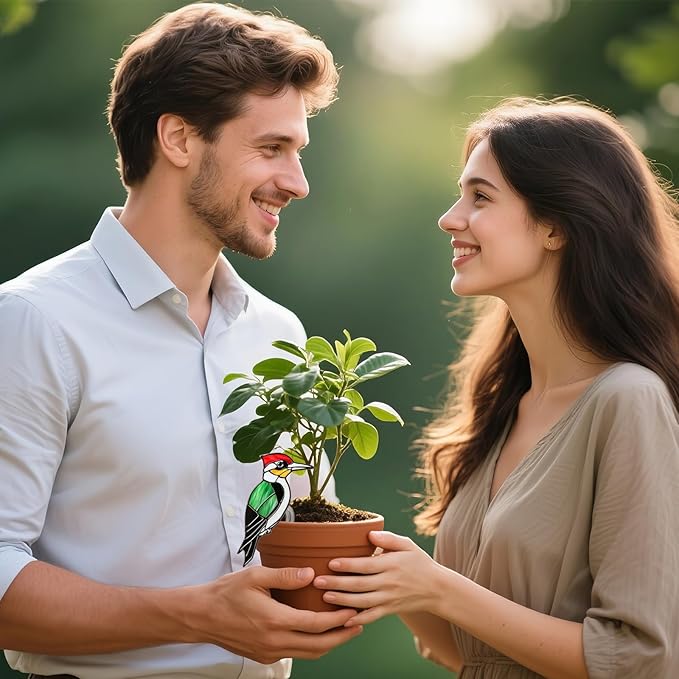 Hanging Planters for Indoor Outdoor Plants – Hummingbird Design Hanging Plant Pots, Rustic Farmhouse Garden Decor for Porch Balcony Yard, Decorative Flower Baskets & Unique Gifts for Mom (9)