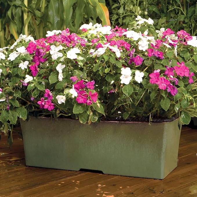 EarthBox Raised Garden Bed with Legs – Elevated Self Watering Planter Box with Wheels, Storage Shelf, Premium Plant Food, Easy Assembly, Made in USA, Sage