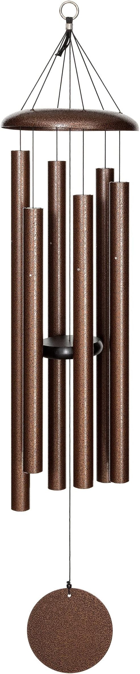 Corinthian Bells by Wind River - 44 inch Copper Vein Wind Chime for Patio, Backyard, Garden, and Outdoor Decor (Aluminum Chime) Made in The USA