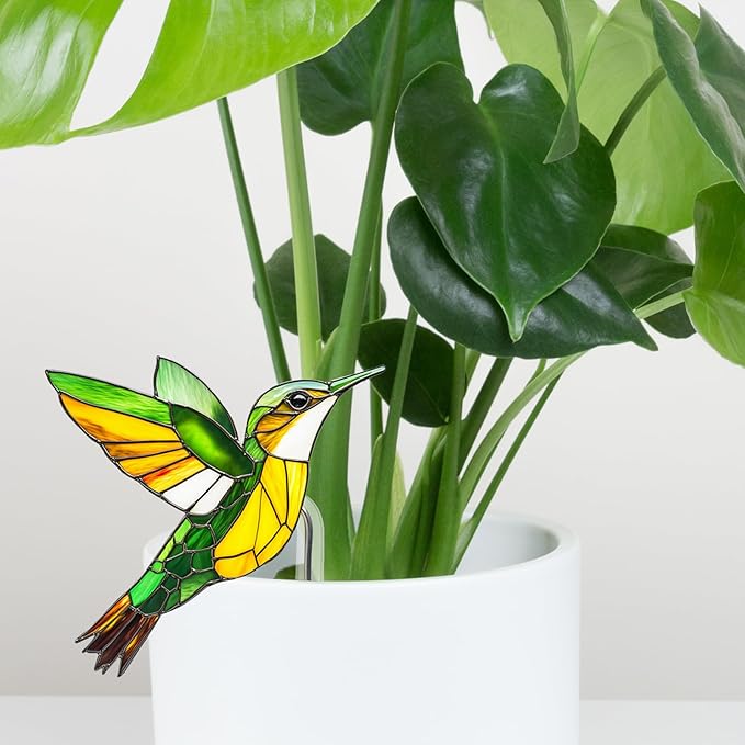 Hanging Planters for Indoor Outdoor Plants – Hummingbird Design Hanging Plant Pots, Rustic Farmhouse Garden Decor for Porch Balcony Yard, Decorative Flower Baskets & Unique Gifts for Mom (14)