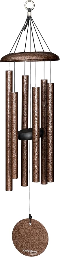 Custom Engraved Corinthian Bells by Wind River - 27 inch Copper Vein Wind Chime for Patio, Backyard, Garden, and Outdoor Decor (Aluminum Chime) Made in The USA