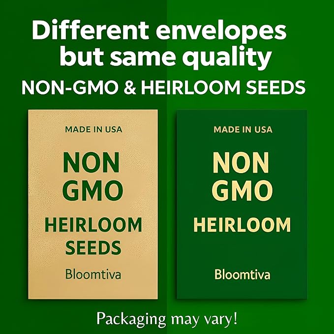Bloomtiva 2200 Baby Mustard Greens Seeds for Planting - CAI Xanh an Non - Super Fast Harvest - Heirloom 𝗡𝗢𝗡-𝗚𝗠𝗢 Mustard Seed - High Germination Rate – Grown in USA (Brassica juncea)