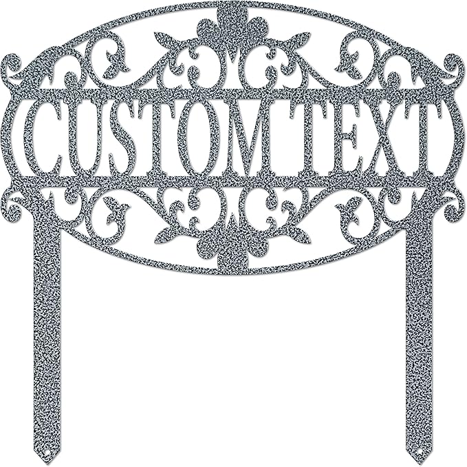 Decorative Custom Garden Sign