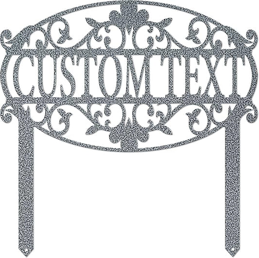 Decorative Custom Garden Sign
