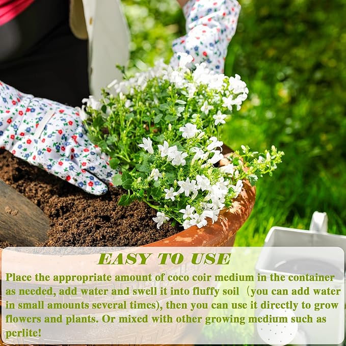ZeeDix 200pcs 30mm Coco Coir Pellets Potting Soil, Organic Coconut Fiber Seed Starter Soil Pellets, Coconut Coir Soil Discs for Indoor Outdoor Plants, Herbs Houseplants Flowers Succulents Vegetables