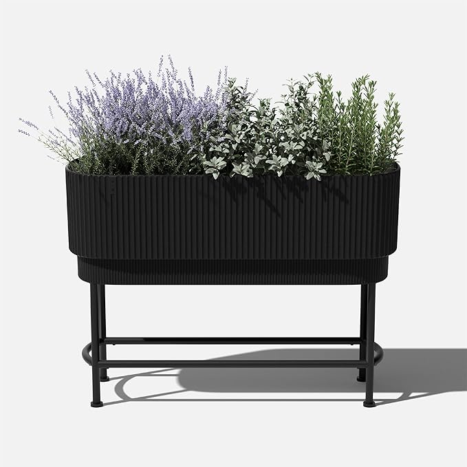 Veradek Demi Series Raised Garden Bed w/Stand - Self-Watering Planter for Backyard & Garden | All-Weather Use