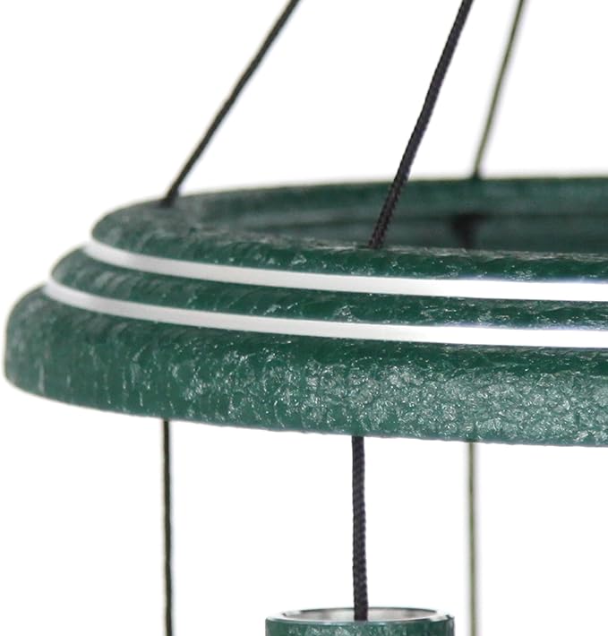 Arabesque by Wind River - 50 inch Emerald Wind Chime for Patio, Backyard, Garden, and Outdoor décor (Aluminum Chime) Made in The USA