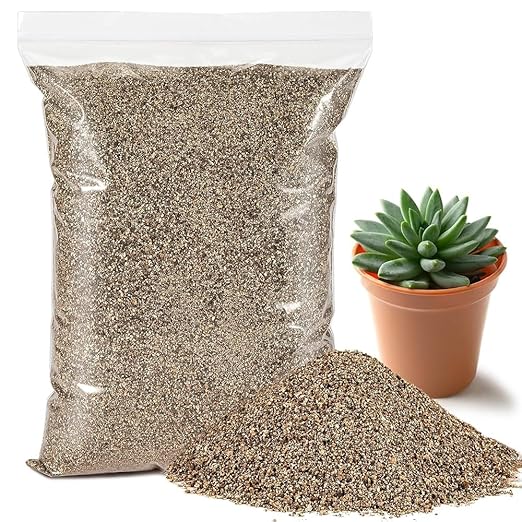 Sukh 14.6OZ Vermiculite - Organic Vermiculite for Gardening Plants Fine Horticultural Soil Amendments Bulk Additive Perfect Potted and Garden Professional Grade 5-8mm