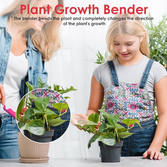 TNJPSEK 50 Pcs Plant Training Clips, Adjustable Low-Stress Training Plant Clips, Reusable 90-Degree Bendies Folder to Bend for Tomatoes Cucumbers Beans Climbing Plants in Indoor Outdoor Gardens (Red)