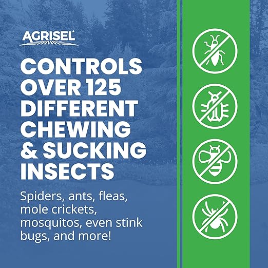 Agrisel Bifenthrin Pro 7.9, Insect Control, Safe for Plants & Crops, Insecticide, Effective Against 125+ Insects, Includes 3-Pack of Agrisel Protective Gloves, 16 Ounces
