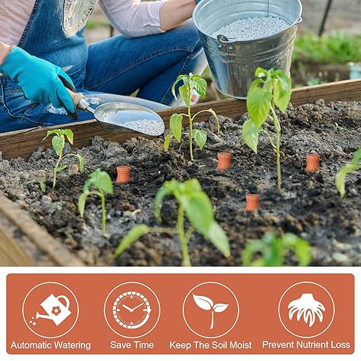4 Pcs 18oz Ollas Terracotta Watering Pots Self Watering Planter Insert Terracotta Globes Clay for Outdoor Indoor Garden Plants, Easy to Refill
