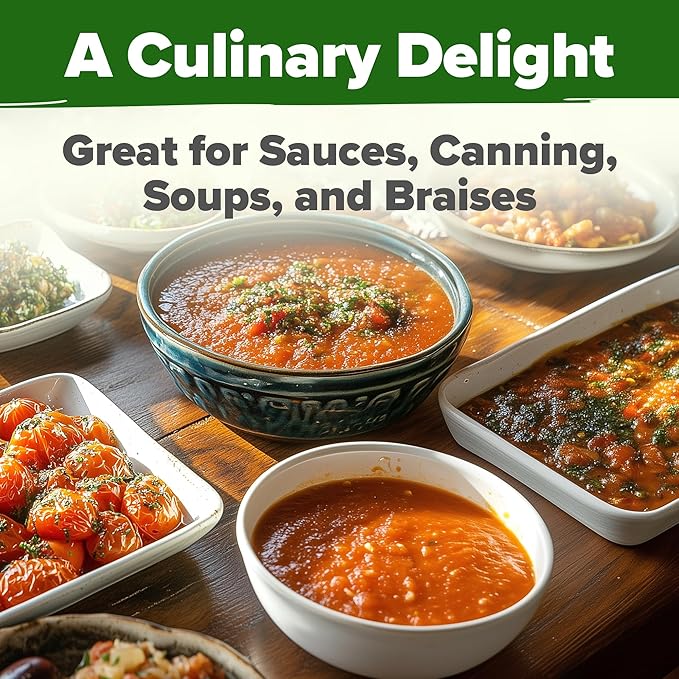 HOME GROWN San Marzano Tomato Seeds 66 Heirloom, High Germination Tomatoes for Indoor & Outdoor Growing Classic Paste Variety for Gardeners & Home Use