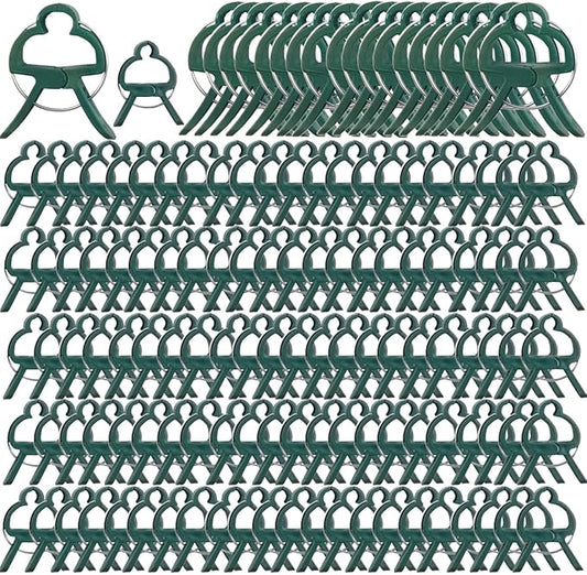 GXXMEI 80PCS Plant Clips 2 Sizes Adjusting Reusable Garden Plant Supports Clips for Supporting Stems of Flower Vine Vegetables Tomatoes Climbing