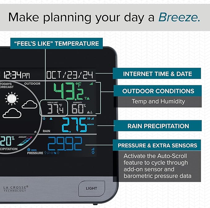 La Crosse Technology 328-69357-INT Wi-Fi Professional Weather Station