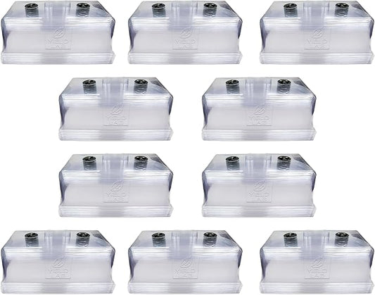 7 Inch Propagation Dome - 100 Pack Humidity Vented Domes – Plant Growing Dome for Seedling, Germination, Soil & Hydroponic Horticulture