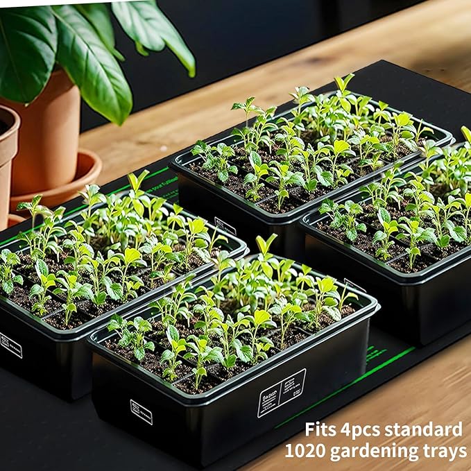 Upgrade 48"x20" Durable Waterproof Seedling Heat Mat with ETL Certified, Warm Hydroponic Heating Pad for Germination,Indoor Plant Gardening and Cutting, Brewing and Seed Starting Greenhouse