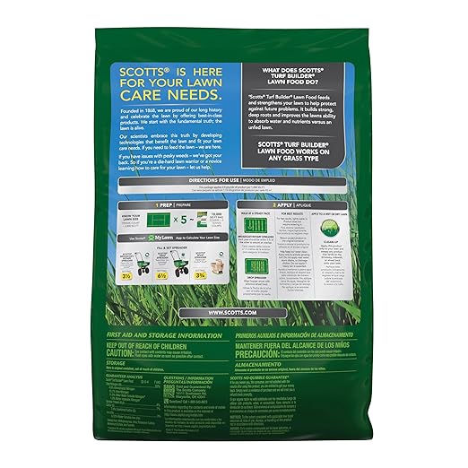 Scotts Turf Builder Lawn Food - Fertilizer for All Grass Types, 15,000 sq. ft., 37.50 lbs.