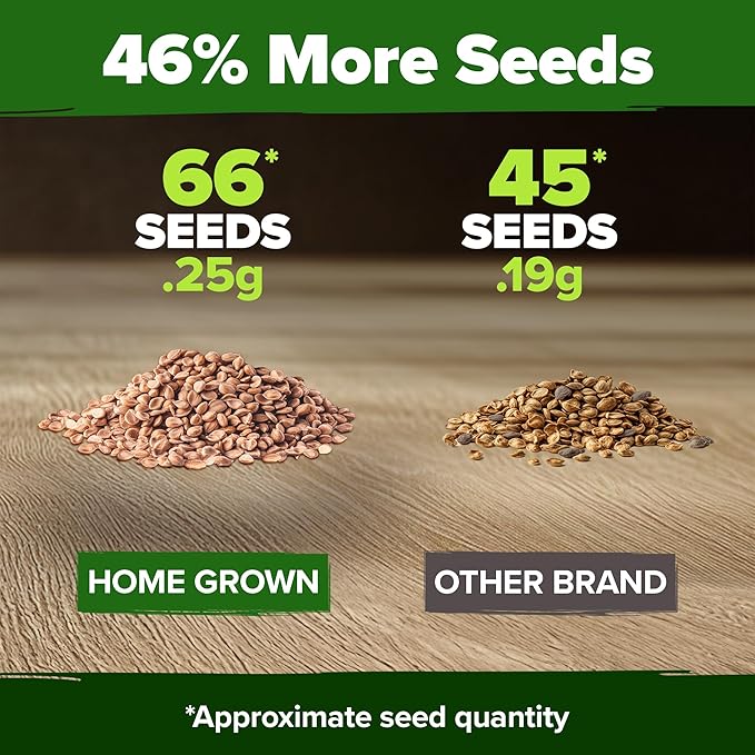 HOME GROWN San Marzano Tomato Seeds 66 Heirloom, High Germination Tomatoes for Indoor & Outdoor Growing Classic Paste Variety for Gardeners & Home Use