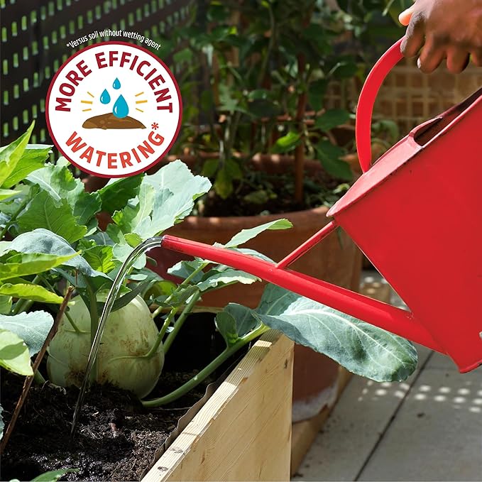 Back to The Roots 100% Organic Raised Bed Soil, Fills 8' x 4' Garden Bed, 60 cu ft, Made in USA, Peat-Free