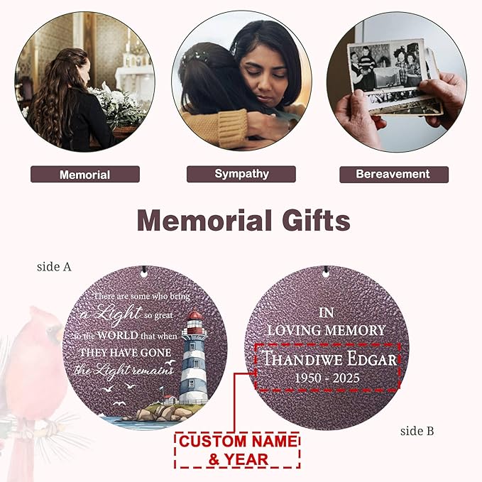ASTARIN 30/36/45inch Personalized Memorial Wind Chimes for Loss of Loved One, Memorial Gifts for Loss of Mother/Father, Sympathy Gifts for Funeral Condolence Bereavement Grief, Wind Chimes for Outside
