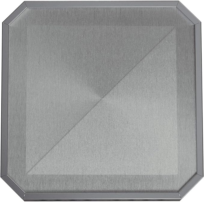 Breeo Base X19 (20.6 Inch) - Fire Pit Mat for Deck Protection - Multi Surface Safe - Superior Heat Protection and Airflow - Stainless Steel Fire Pit Accessory for Outside & Outdoor Surfaces - USA Made