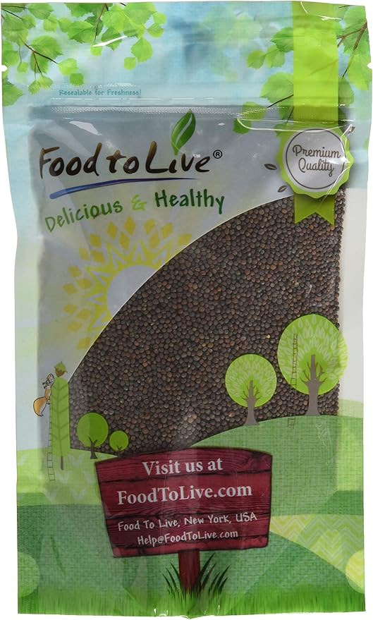 Food to Live Broccoli Seeds for Sprouting, 8 Ounces – Vegan, Kosher, Sirtfood, Bulk. Rich in Sulforaphane, Vitamin C, Vitamin A. Great for Growing Sprouts, Microgreens. High Germination Rate