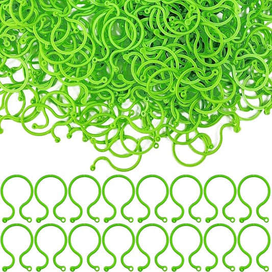 RONYOUNG 500PCS Plant Twist Clip Ties Garden Plant Support Clips Vegetables Tomato Vine Flower Clips Plant Locks for Securing Plants