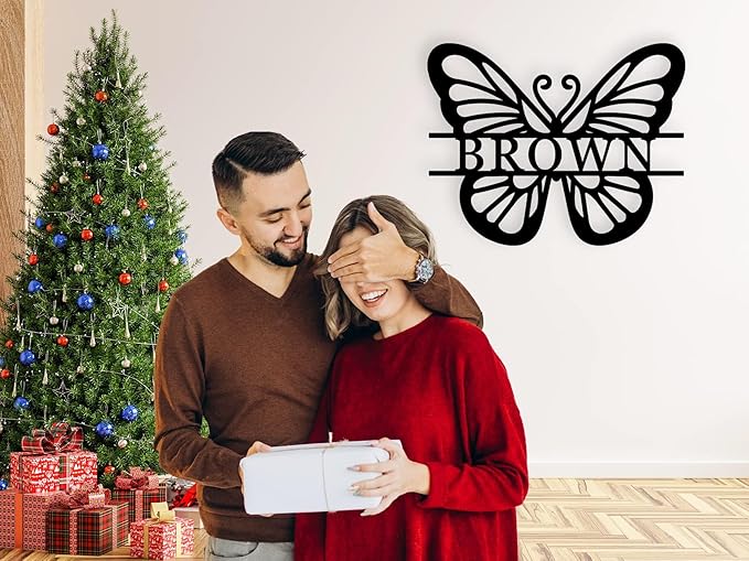 Custom Metal Sign Customized Metal Butterfly Wall Decor Sign Butterfly Wall Sign