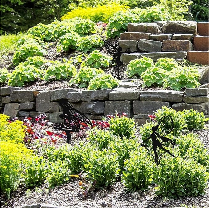 Decorative Garden Stakes, Fairy Garden Statues for Home and Garden (24)