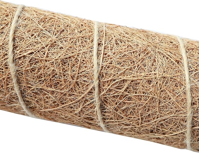 Moss Pole for Plants 4 Pack Natural Coco Coir Climbing Support Stakes with Plant Ties Indoor Monstera Plant Training Extension Poles 14.8inch Each Total 59.2inch