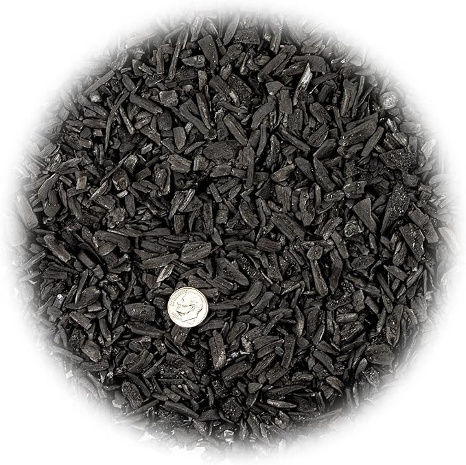 GARDENERA Horticultural Charcoal for Indoor Plants [3-Quart Bag] Black Diamond Soil Amendment for Orchids, Terrariums, and Gardening