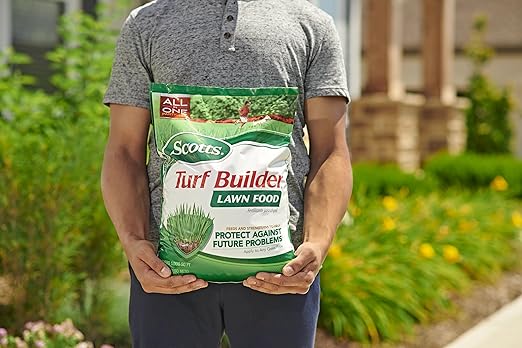 Scotts Turf Builder Lawn Food - Fertilizer for All Grass Types, 5,000 sq. ft., 12.5 lbs.