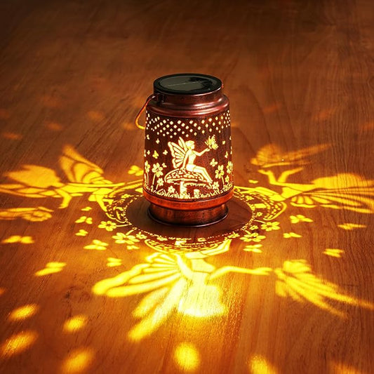 Homemory Christmas Gifts for Women Mom Grandma, Solar Lanterns Fairy Lights Outdoor Waterproof Garden Decor, LED Hanging Solar Lights for Yard, Patio, Backyard, Porch, Lawn