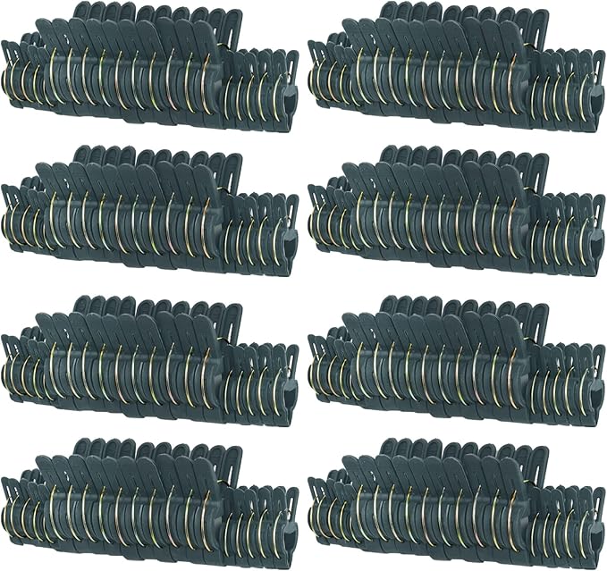 Fasmov 160 Piece Efficient Gardening Plant & Flower Spring Clips - for Supporting or Straightening Plant Stems, Stalks, and Vines