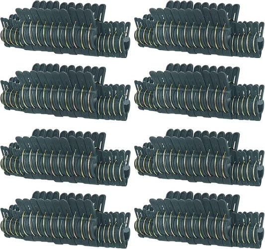 Fasmov 160 Piece Efficient Gardening Plant & Flower Spring Clips - for Supporting or Straightening Plant Stems, Stalks, and Vines