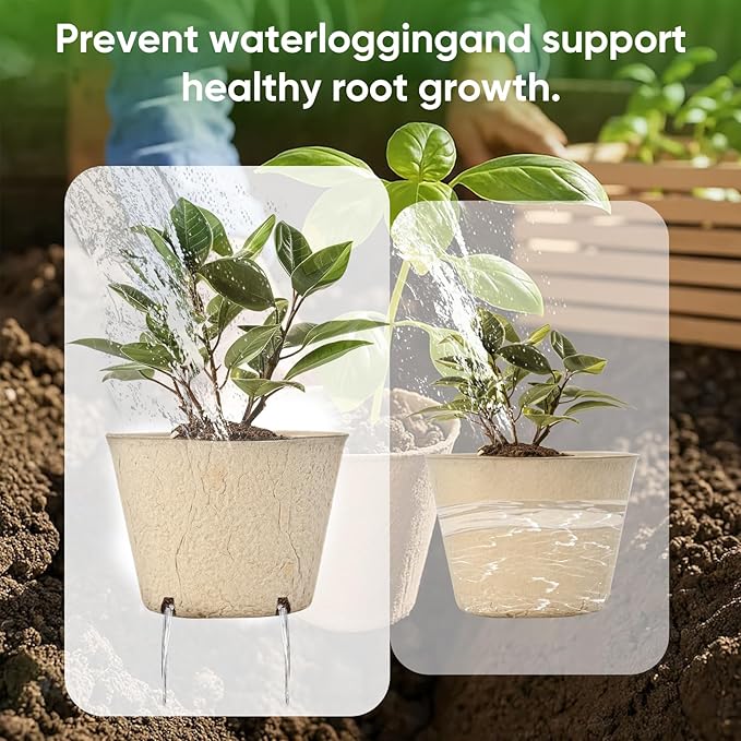 60 Pack 4 inch Peat Pots for Seeding with 60Pcs Plant Labels, Biodegradable Seed Starter Pots with Drainage Holes, Garden Germination Nursery Pots