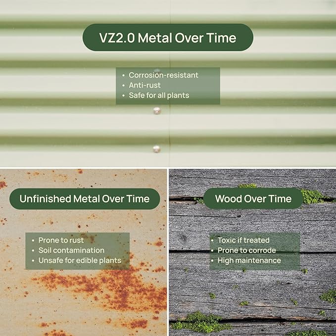 Rolling Elevated Raised Garden Bed - Slim Series, 1.5' x 5.5' Outdoor Planters Boxes with Legs & Storage Rack for Patio, 750 Lbs Weight Capacity, Raised Beds for Gardening Herbs Flowers, Pearl White