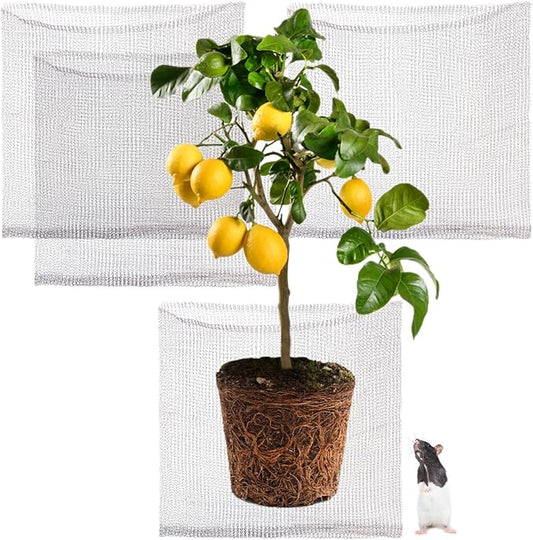 4Pcs 15 Gallon Root Guard Baskets for Plants, Underground Stainless Steel Wire Mesh Cages Gopher and Vole Wire Basket Protect The Roots of Large Plants