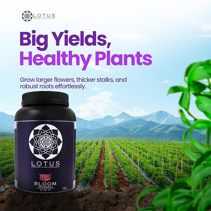 Bloom Pro Series - Hydroponic Plant Nutrients and Fertilizer, Water Soluble Plant Food, for Coco Coir Hydro and Soil, Enhances Flowering and Fruiting, Indoor and Outdoor Grows (128oz)
