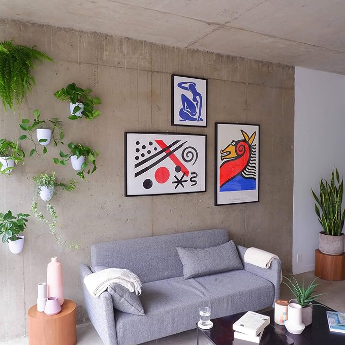 Make Good PlantPod Luxe Self-Watering Wall Planters (Set of 3) - Easy to Water and Install - Lightweight - Design Your Own Vertical Garden - Wall Planters for Indoor Plants