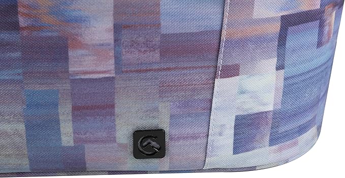 ALLCAMP Picnic Basket - Insulated Cooler, Thickening Foldable Picnic Basket with Removable Baskets & Sewn-in Frame, Basket for House Warming Gifts New Home(Purple Pattern)