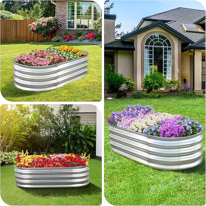 Sponvatt Raised Garden Bed (6x3x1 Ft)