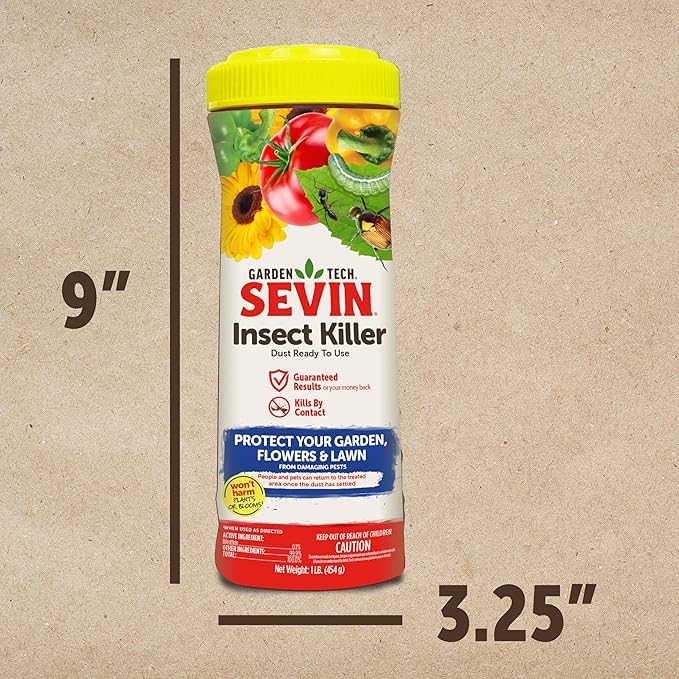 Sevin 100550409 Insect Killer Dust 1 Pound, White Label