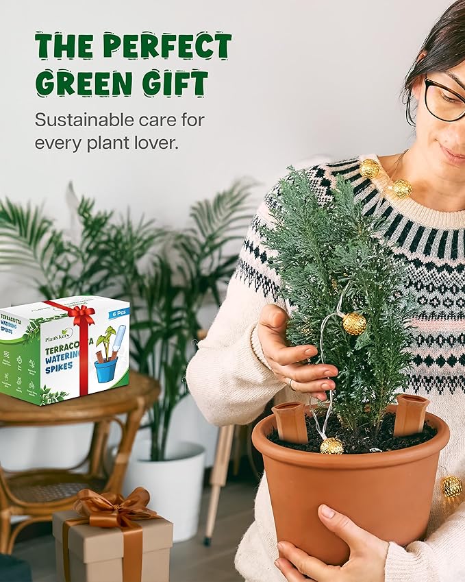 Plant Watering Devices, Self Watering Spikes, Self Watering Planter Insert, Terracotta Watering Spikes, Plant Watering Spikes, Vacation Plant Watering Devices, Water Plants While Away