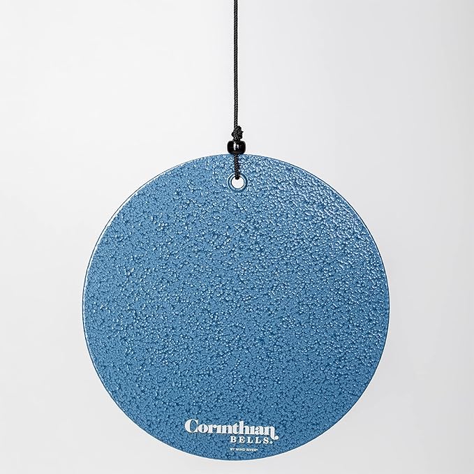 Corinthian Bells by Wind River – 44 inch Sky Blue Wind Chime for Patio, Backyard, Garden, and Outdoor Decor (Aluminum Chime) Made in The USA