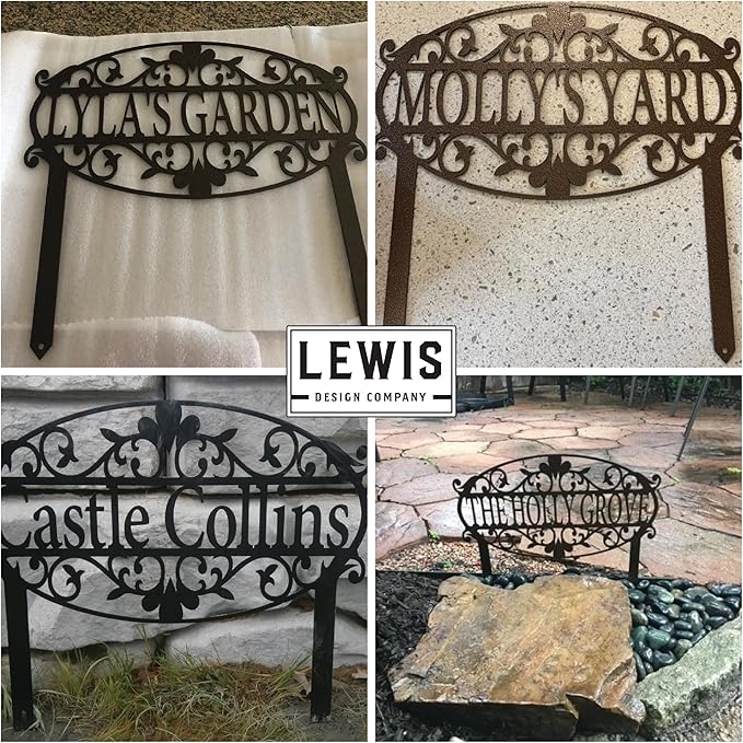 Decorative Custom Garden Sign