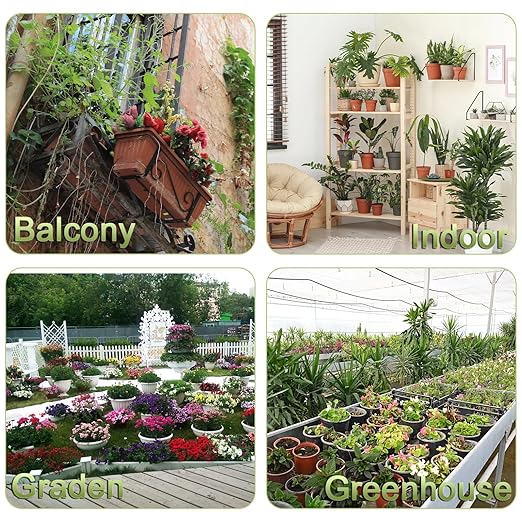 Automatic Plant Waterer Self Watering System - Drip Irrigation Kit with Programmable Timer, Water Up to 12 Potted Plants, Perfect for Indoor Gardens, Balconies & Outdoor Parks