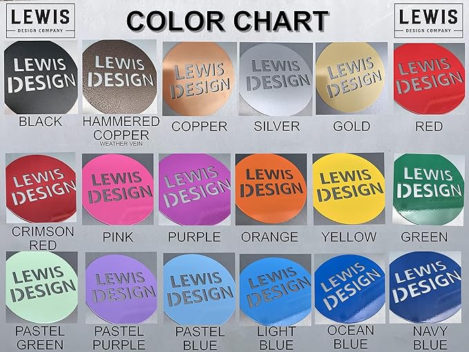 Custom Garden Sign, Garden Sign, Personalized Garden Sign, Garden Stake (27" W x 23" H, Hammered Blue)